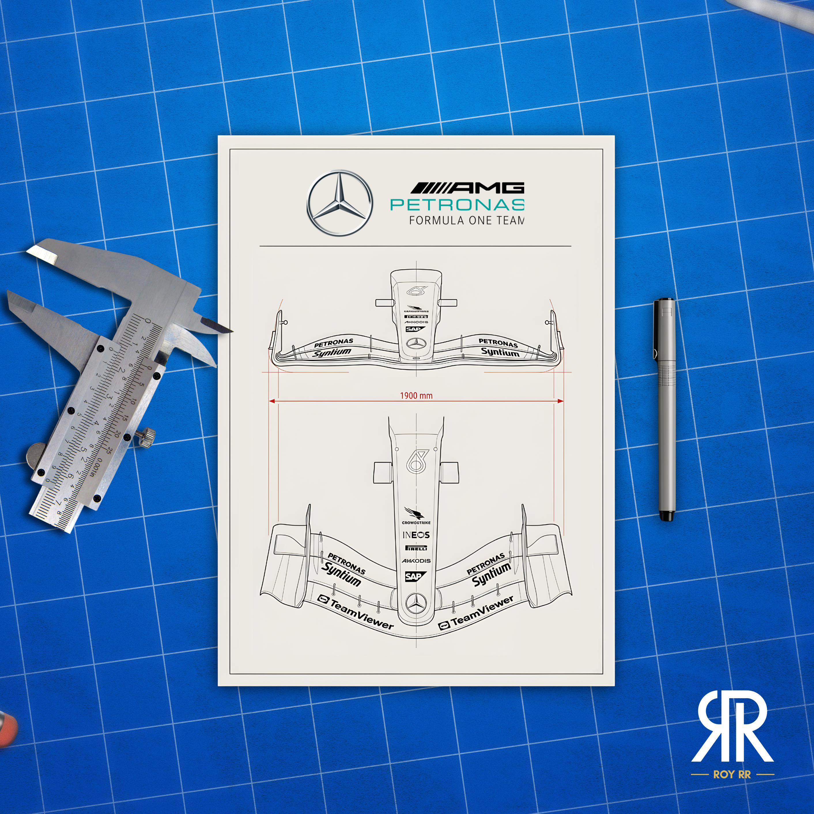 The Rapid DIY Mercedes-AMG Petronas F1 Front Wing Kit: Templates + Build Guide